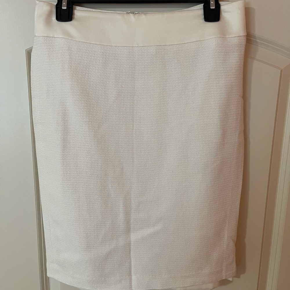 Ann Taylor White Skirt